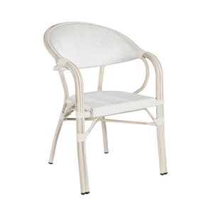 Chaise en aluminium extérieure de meubles de restaurant de jardin de café de textilène TC-201149