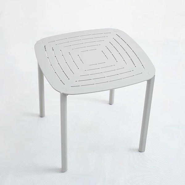 Table basse de café carrée en métal moderne【I can-30124】