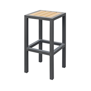 Chaise de tabouret de bar nordique en bois moderne【PWC-15608】